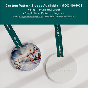 
                  
                    Eco-Friendly Scented Ceramic Decor – Customizable Logo for Car, Christmas & Wardrobe Fragrance Solutions
                  
                
