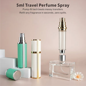 
                  
                    Refillable 5ml Travel Perfume Spray – Compact, Reusable & Leak-Proof for On-the-Go
                  
                