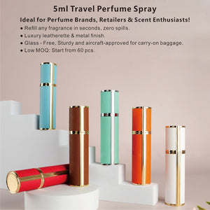 
                  
                    Refillable 5ml Travel Perfume Spray – Compact, Reusable & Leak-Proof for On-the-Go
                  
                